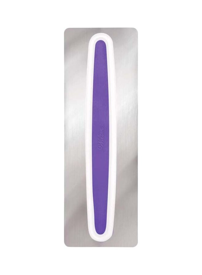 Wilton Cake Icing Smoother Silver/Purple/White 9x3inch